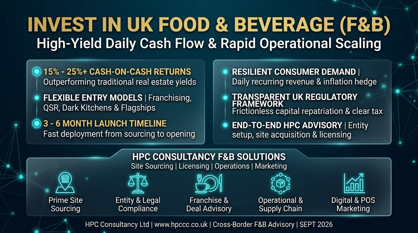 Why Croatia Investors Must Consider the UK Food and Beverage Sector as Their Primary Entry Point