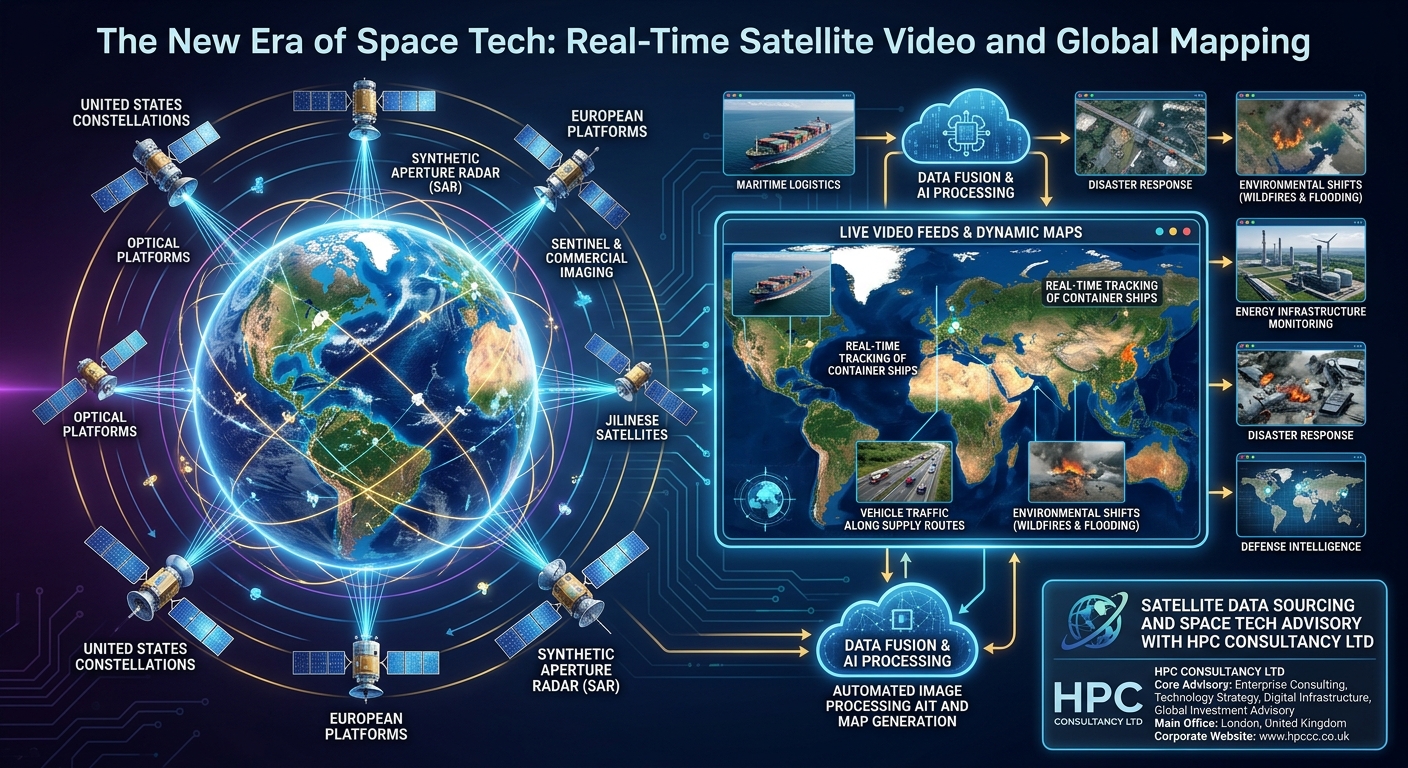 Real-Time Satellite Video and Global Mapping Croatia
